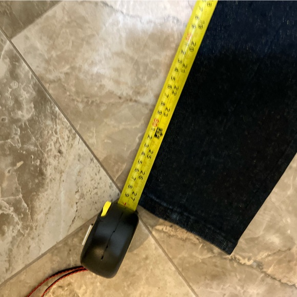 Anthropologie Pilcro High Rise Denim Legging Shimmer Metallic Size 28 - Picture 4 of 4